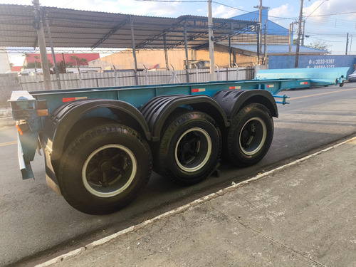 Carreta Porta Container 20 Pés C/ Pneus
