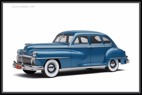 Chrysler De Soto 1946 - Autos Clásicos - Lámina 45x30 Cm.