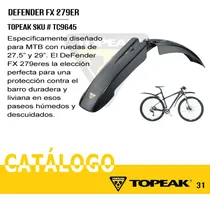 Comprar Guardafangos Bicicletas, Topeak, Defender Fx 279er