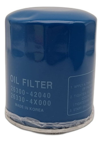 Filtro Aceite Para Hyundai Porter Hr 2015 2.5 Dohc D4cb
