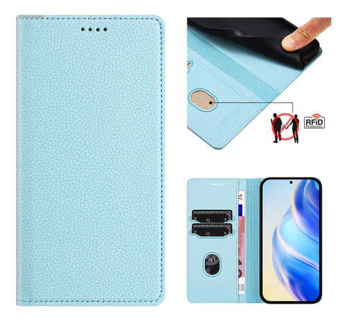 Funda Tipo Cartera De Piel Para La Serie Infinix Hot 50, Con Función Atril, A Prueba De Golpes, Ranuras Para Tarjetas, Lujosa Forma De Guijarros, Esti