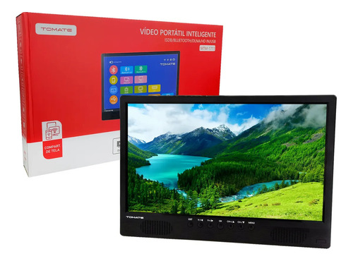 Tv Digital Portátil 17 Recarregável + Adaptador 12v Espelha