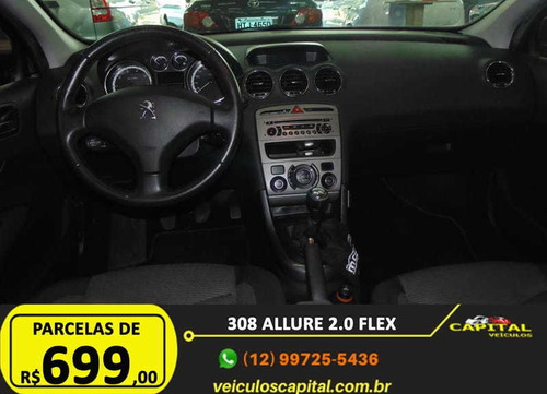 Imagem 12 de 15 de Peugeot 308 Allure 2.0 Flex 16v 5p Mec