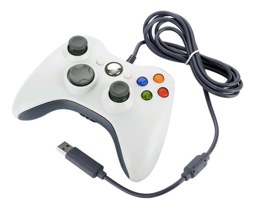 Joystick Mando Control Xbox 360 Pc Gamer Cable Win Dblue