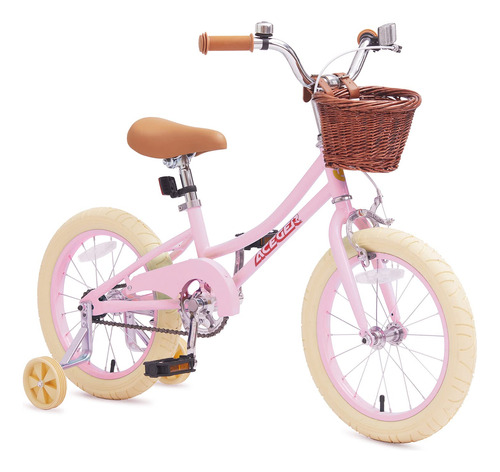 Aceger Bicicleta Para Niñas Con Canasta, Bicicleta Para Ni.