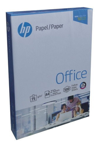 Resma Papel Hp 75 Grs 500 Hojas A4 Original Ultra Blanco