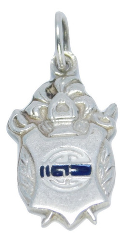 Escudo Plata 925 Gimnasia Y Esgrima De La Plata