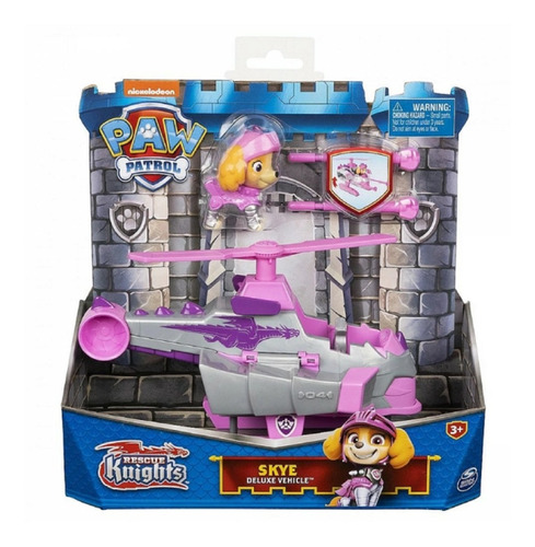 Paw Patrol Patrulla Canina Rescue Knights Figura Skye