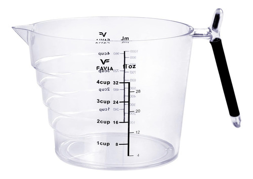 Vaso Medidor De Plástico Para 4 Tazas, Vaso Medidor Grande F