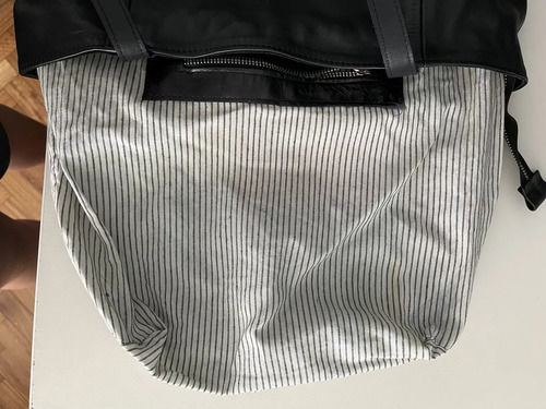 Cartera Cuero Sofi Martire Negro Lisa Negro Negro (Usado)