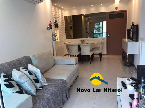 Imagem 4 de 15 de Excelente Apartamento Todo Montado Com Varanda Gourmet Em Icaraí. - 322