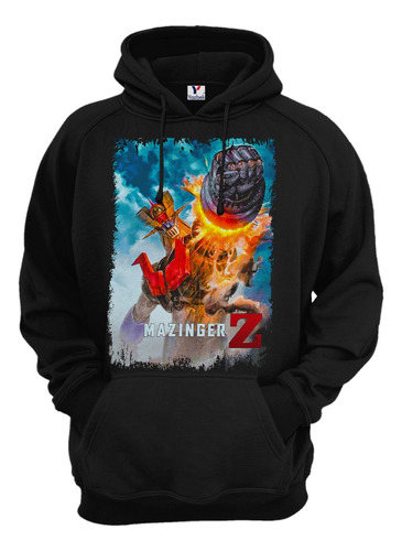 Sudadera Mazinger, Unisex Capucha Y Cangurera 02