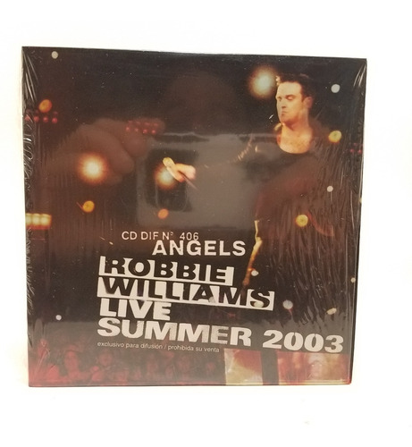 Robbie Williams - Angels Single Cd Live Summer 2003 - Ex