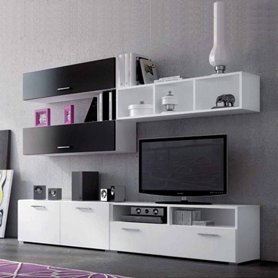 Rack Modular Led Mesa Tv Moderno Living Comedor