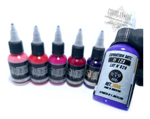 Imagen 3 de 4 de Tinta Tattoo 5 Jinetes Ink Set Candy Store X1 (38ml) Tatuar