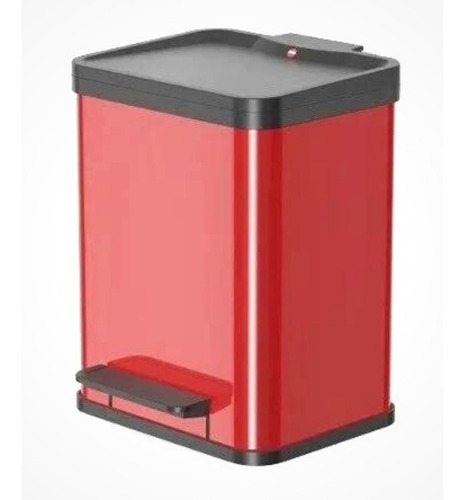 Cesto Tacho Basura Rojo Reciclado M Premium Hailo Aleman