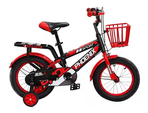 Bicicleta Phoenix Aro 16 Niño/niña Rojo 100887