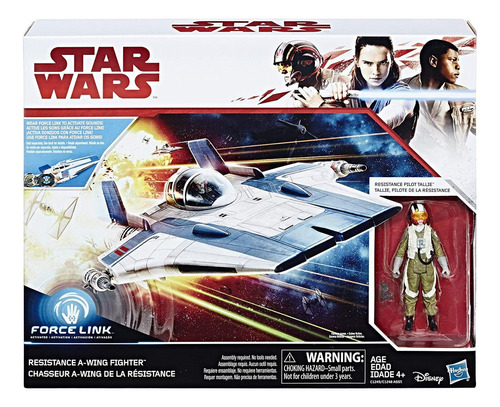 Star Wars A-wing Con Piloto De La Resistencia Lcatoys