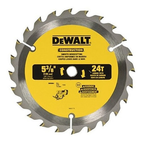 Dewalt Dw9054 Hoja De Sierra De Uso General Atb De 5-3 /8