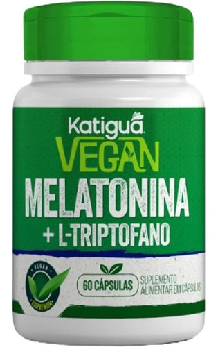 Melatonina E L Triptofano Katiguá 3 X 60 Cápsulas Veganas