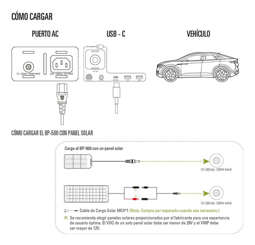 Estación De Energía Recargable 600w-576wh | Bp Energía