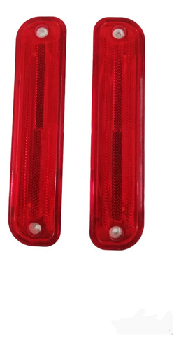 Par De Cuartos Laterales De Batea Chevrolet Pickup 78-88 Rojo