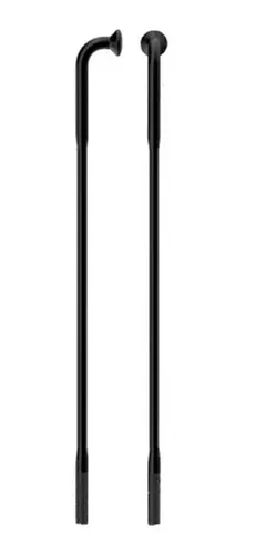 72 Radios De Acero Para Bicicletas Gts 288 Mm X 2.0 Negros Con Pezones