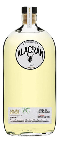 Pack De 4 Tequila Alacran Reposado 750 Ml