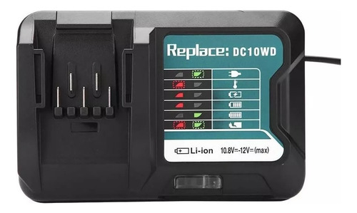 Cargador Rápido De Batería De Litio Para Makita D 10.8-12v