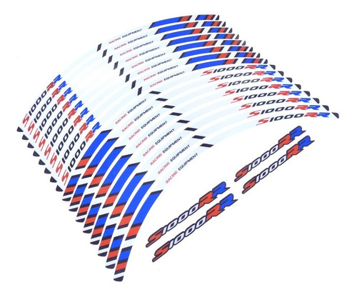 Kit Adesivo Friso Refletivo Roda Moto Bmw S1000rr Fri026