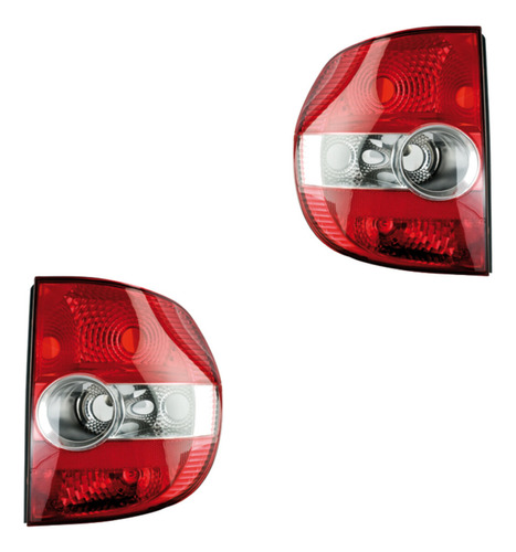 Par Juego Calaveras Vw Lupo / Crossfox 2004 - 2009 Depo Sxc