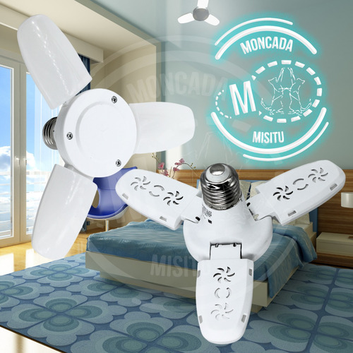 Foco Dirigible Mini Aspas 24w Luz Blanca E27 Direccional