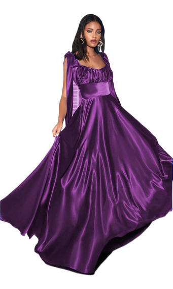 Vestido De Noche Largo Morado | MercadoLibre 📦 Vestido De Noche Largo Morado | MercadoLibre 📦