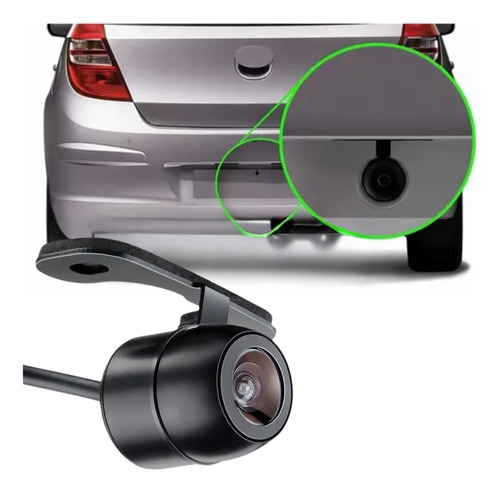Câmera De Ré Frontal Dianteira Automotiva Ht-cr130 H-tech