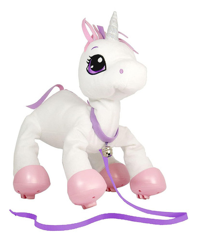 Peppy Pets Unicorn White-Walks sin pilas