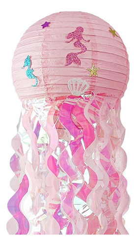 3 Piezas Sirena Fiesta Medusas Lámpara Sirena Creación Diy