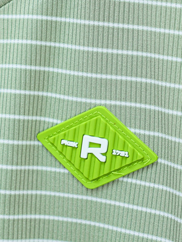 Conjunto De Camisetas Y Pantalones A Rayas De 2 Piezas Para