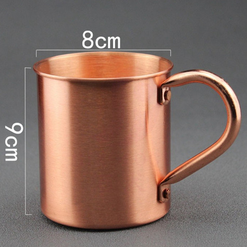 V Caneca De Cerveja De Cobre Puro * 450ml