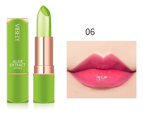 Lápiz Labial En Forma De Gelatina Hidratante, Cálido Y Que C