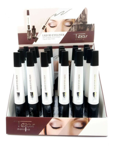 Delineador Liquido Ultra Fino Negro Tejar Caja 24 Unidades