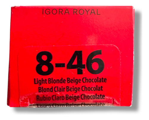 Tinte Igora Royal 8-46 Rubio Avellana