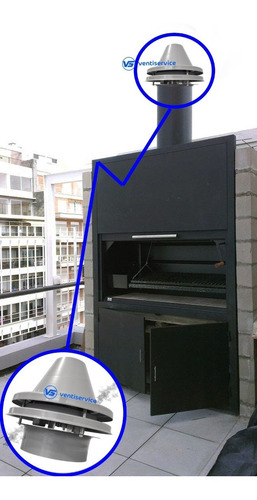 Extractor Para Parrilla Ø 8 I 20 Cm Potenciado Envio Gratis