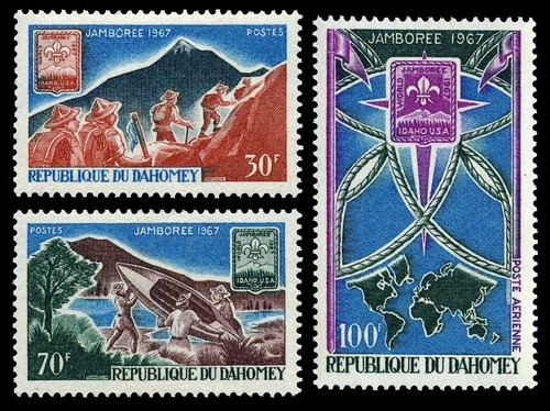 Scoutismo - Jamboree En Idaho - Dahomey 1967 - Serie Mint