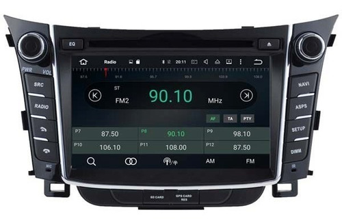 Radio Gps Bluetooth Hyundai I30 2011-18 Android 9 64gb 4gb