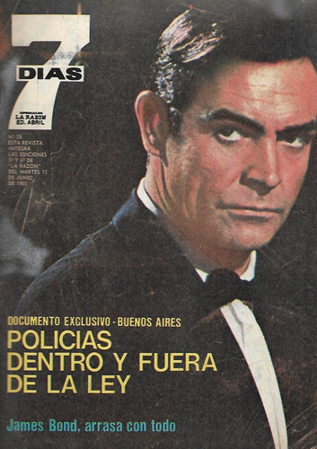 7 Dias 1965 James Bond Policias Fuera De La Ley