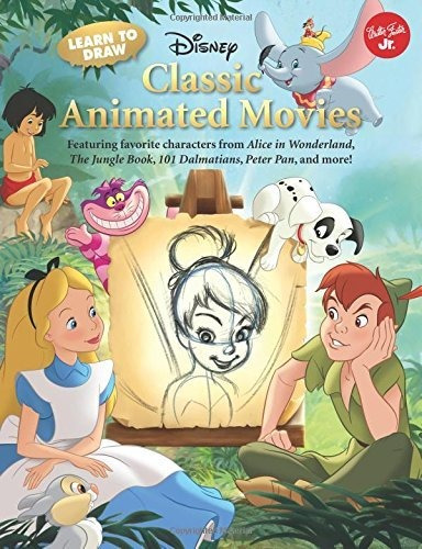 Libro Learn To Draw Disney's Classic Animated Movies: Feat