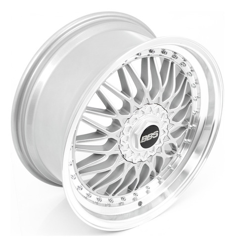 Rodas 18 Bbs Rs 5x112 Golf Gti Mk7 Audi A3 A4 Passat Jetta Cor Prateado