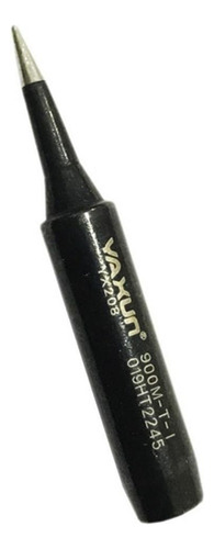 Punta de soldador negra recta Yaxun YX208i