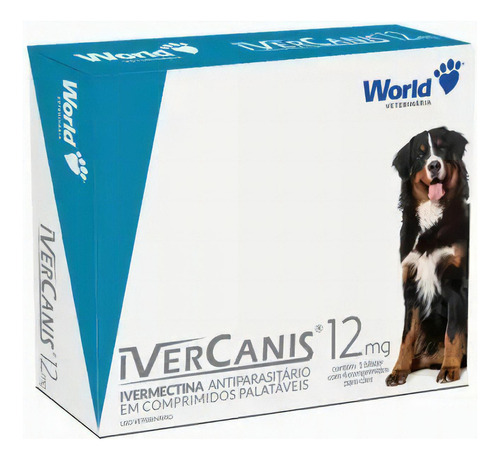 Ivercanis 12mg 4 Comprimidos - World