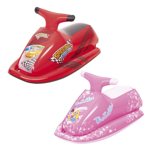 Imagen 2 de 4 de Moto De Agua Inflable Bestway Nena 89x46cm 41001 Educando